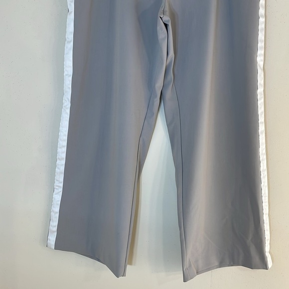 NWT. Zara Large Grey Wide Leg Pull On Pants. - Picture 6 of 9